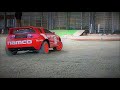 【RCの楽しみ】RidgeRacer ジャンプで大破 RIDGE RACER wrecked by a jump