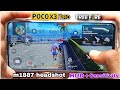 Poco x3 pro free fire gameplay test 2 finger handcam m1887 onetap headshot SD860 CPU smoothaf