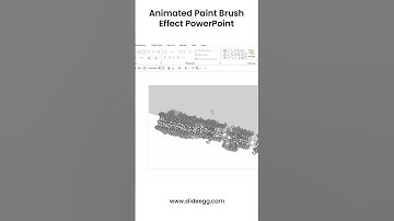 Animated Paint Brush Effect PowerPoint #slideegg