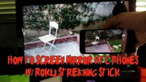 HTC One Phones: How to Screen Mirror to HDTV