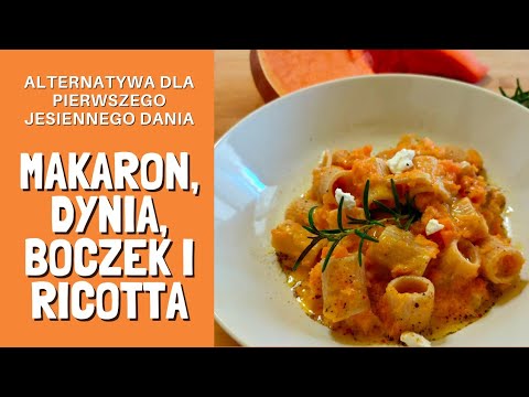 Wideo: Makaron Z Dynią, Boczkiem I Amaretto