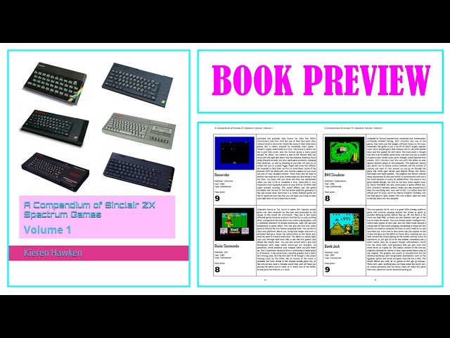 A Compendium of Sinclair ZX Spectrum Games - Book Preview