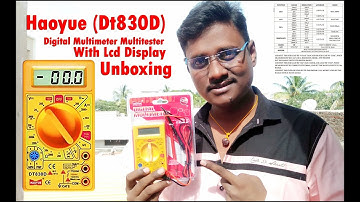 Latest Haoyue DT830D Pocket Size Digital Multimeter With Lcd Display Unboxing || DT830d Series 2021