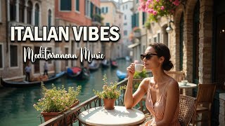 Italian Vibes & Mediterranean Music🎶2 Hours Scenic Amalfi Coast & Lake Como Relaxation 4K🎶AMO GUITAR