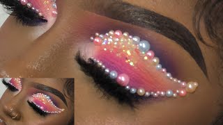 Coachella / Festival inspired Makeup | Client Tutorial | BLENDING EYESHADOWS