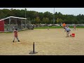 Mick Byrnes ripping a coach-pitch baseball