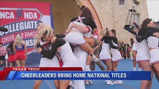 Texas Tech cheer squads bring home national titles