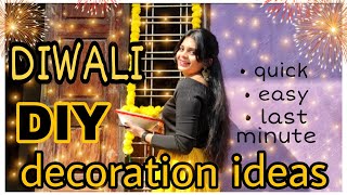 Diy Diwali Decoration Ideas Last Minute, Quick, Easy Ideas Sweety Shah