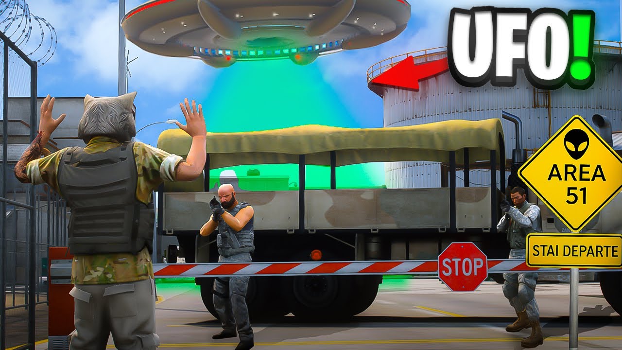 M-AM INFILTRAT INTR-O BAZA DE EXTRATERESTRI I GTA 5 RP