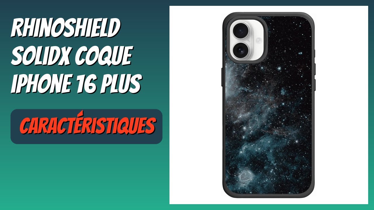 AVIS (2025) : RhinoShield SolidX Coque iPhone 16 Plus. DÉTAILS
