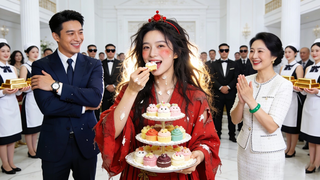 CEO benci wanita, tapi jatuh cinta pada gadis gelandangan yang menyelinap makan kue! Ibunya bahagia!