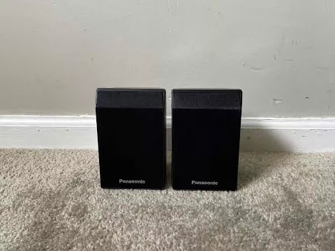 Panasonic SB-HS760 Home Theater Surround Speakers - YouTube