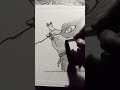 Krishna’s Flute 🎶💙 | Aesthetic Pencil Sketch #shorts