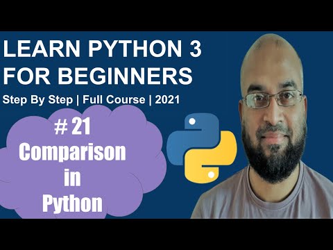 Comparison in python | Comparison Operator in Python |  Learn Python