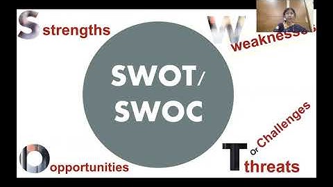 SWOT SWOC ANALYSIS 4th Semester English