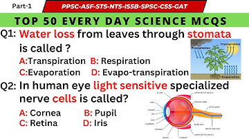 Most Repeated Every Day Science Mcqs | 5 to 15 Scale Jobs Preparation | Bps 5 to Bps 15 | STS Jobs