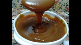 طريقه سهله وبسيطه لعمل صوص الكراميل بمكونات موجوده في البيت  How to make caramel sauce
