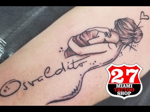 Mom And Baby Tattoo Youtube