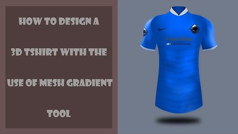 Inkscape tutorial: 3d Tshirt mesh gradient tool inkscape