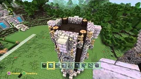 Minecraft Tutorial:How to build a medieval guard tower.