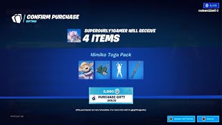 Gifting my daughter TOGA and new My hero ACADEMIA skins