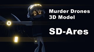 Murder Drones 3D Model: SD - Ares
