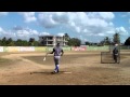 2016 OF Enrique DeJesus takes BP for San Diego Padres Scouts 1/26/15