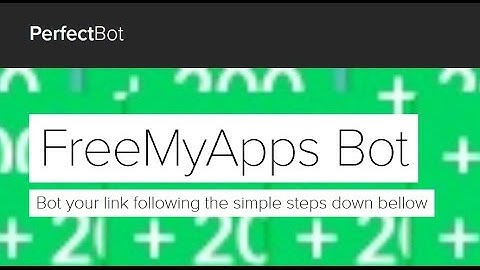 PerfectBot: The FreeMyApps bot that really works