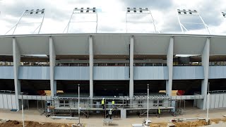 A következő szezonra birtokba vehetik a sportolók és rajongók a Nyíregyházi Stadiont