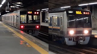 207系Z22編成＋S55編成快速木津行き&207系S59編成(＋T20編成)快速篠山口行き@西宮名塩駅