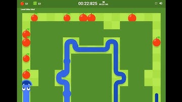 Google Snake Level Editor - Level 6 in 30.510s (Speed Normal)