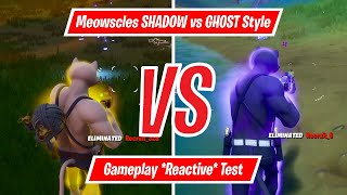 Meowscles Ghost VS Shadow Gameplay *REACTIVE* Test | How is Meowscles Reactive in Fortnite