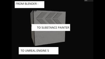 BLENDER TO SUBSTANCE PAINTER TO UNREAL ENGINE 5 BEGINNER TUTORIAL