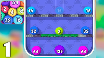 Bubble Buster 2048 - Gameplay Walkthrough Part 1 All Levels 1-10 (Android & iOS)