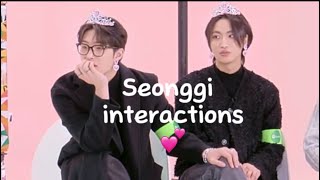 Seonggi interactions 💕