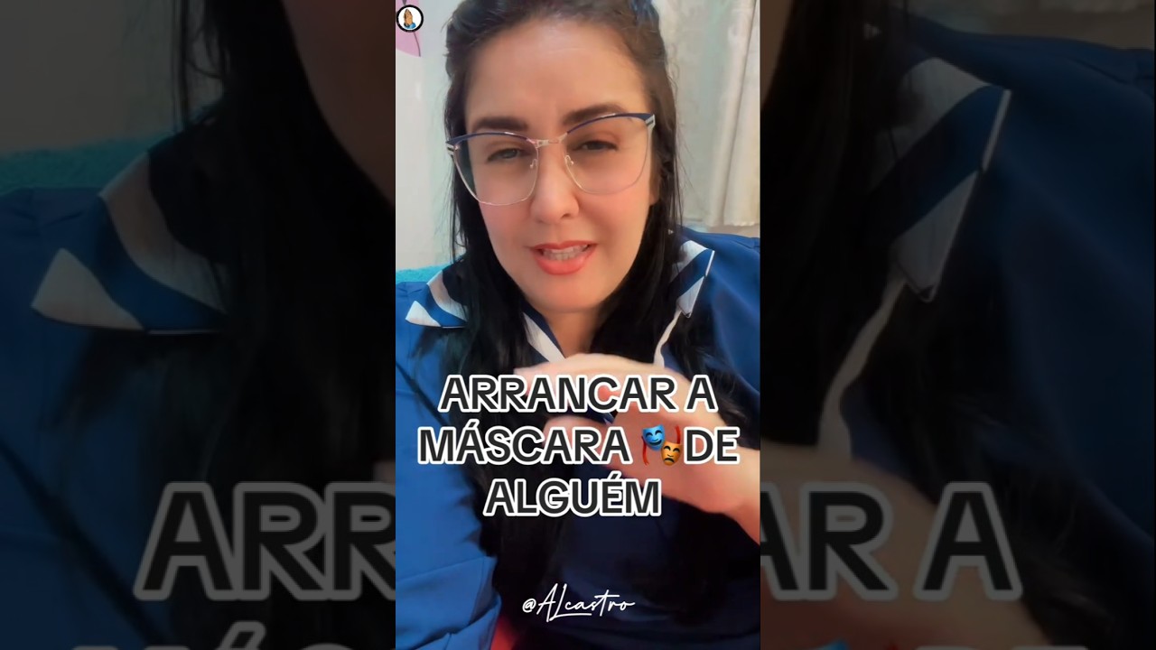 ARRANCAR A MÁSCARA DE ALGUÉM 🎭