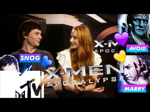 X Men Apocalypse Cast Play Snog Marry Avoid X Men Edition Mtv Movies Youtube