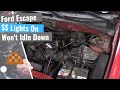 Ford Escape:  P1506: Idle Air Control Overspeed Error