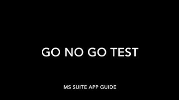 Go No Go Test