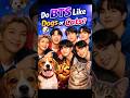 BTS: Dog Lovers or Cat Lovers? 🐶🐱 💜 #bts #btsarmy