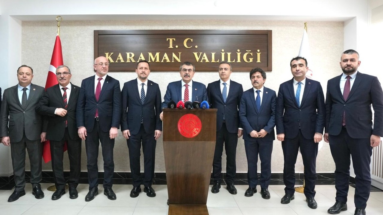 Millî Eğitim Bakanı Yusuf Tekin, Karaman’da Eğitim Gündemine İlişkin Açıklamalarda Bulundu