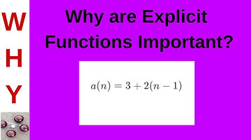 Explicit Functions