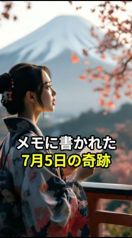 衝撃!物理学者の謎メモが7月5日の奇跡を予言していた#都市伝説 #ミステリー #スピリチュアル
