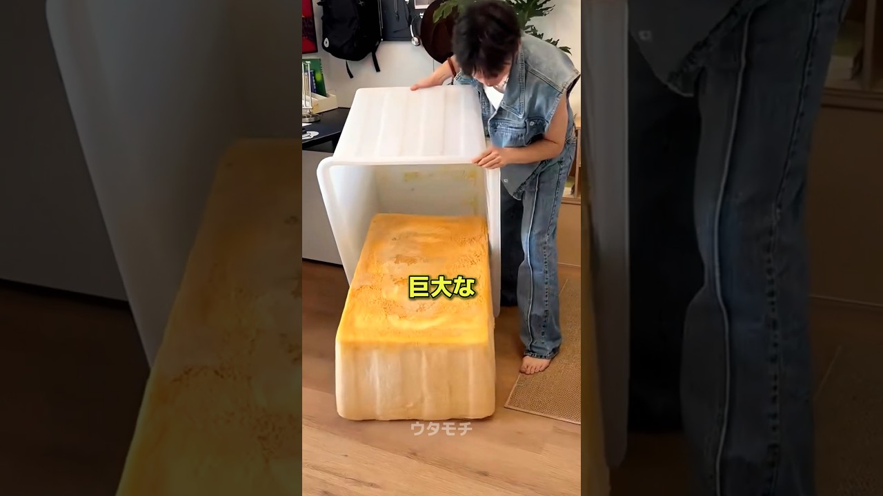 スクイーズ好きが巨大食パンスクイーズを作った