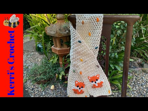 Crochet Fox Scarf Tutorial