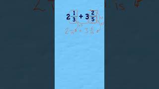 How To Add Mixed Numbers