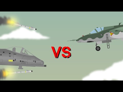 A10 VS Su255 | Sticknodes logical animation