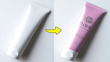 How to Create Cosmetic Tube Mockups in Adobe Photoshop | Photoshop for Beginners