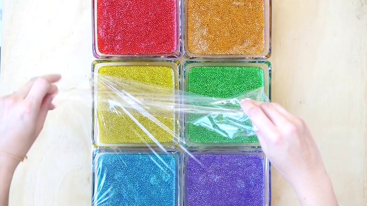COLORFUL CHIA SEED SENSORY PLAY YouTube