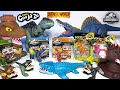 New 2023 jurassic world goo jit zu minis  wild popups dinosaurs giganotosaurus spinosaurus